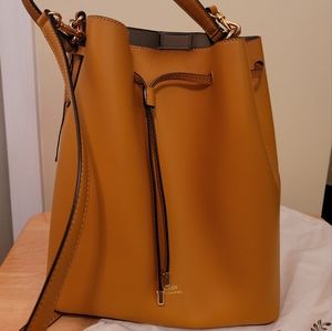 Ralph Lauren Bucket Purse. Mustard color